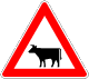 Viehtrieb, Tiere