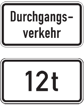 Durchgangsverkehr 12t
